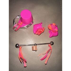 BarbieSkipper Doll BatonTwirling Pink Majorette 3931 Hat PomPomBoots Replacement